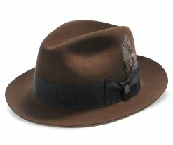 Best deal ๐ฅ Temple - Stetson Fur Felt Fedora Hat - TFTMPL ๐ 114 Temple - Stetson Fur Felt Fedora Hat - TFTMPL