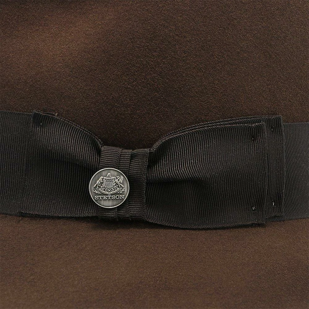 Best deal ๐ฅ Temple - Stetson Fur Felt Fedora Hat - TFTMPL ๐ 54 Temple - Stetson Fur Felt Fedora Hat - TFTMPL