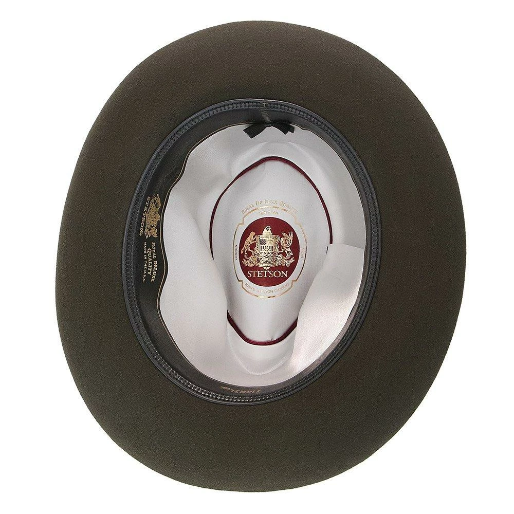 Best deal ๐ฅ Temple - Stetson Fur Felt Fedora Hat - TFTMPL ๐ 63 Temple - Stetson Fur Felt Fedora Hat - TFTMPL