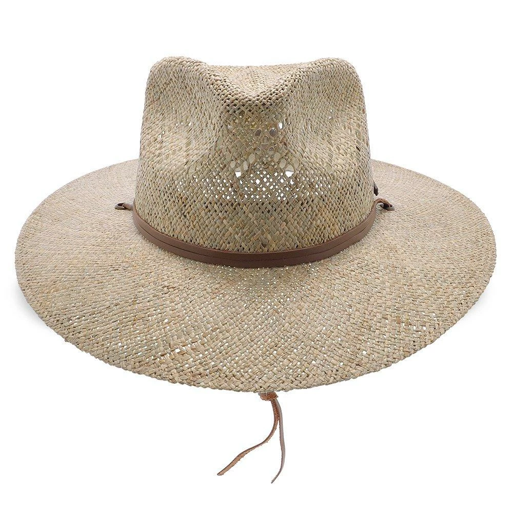 Budget ๐ Terrace Stetson Outdoor Vented Seagrass Fedora Hat Men ๐ 4 Terrace Stetson Outdoor Vented Seagrass Fedora Hat Men
