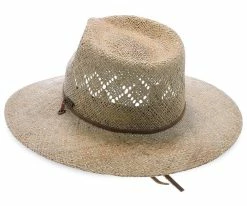 Budget ๐ Terrace Stetson Outdoor Vented Seagrass Fedora Hat Men ๐ 14 Terrace Stetson Outdoor Vented Seagrass Fedora Hat Men