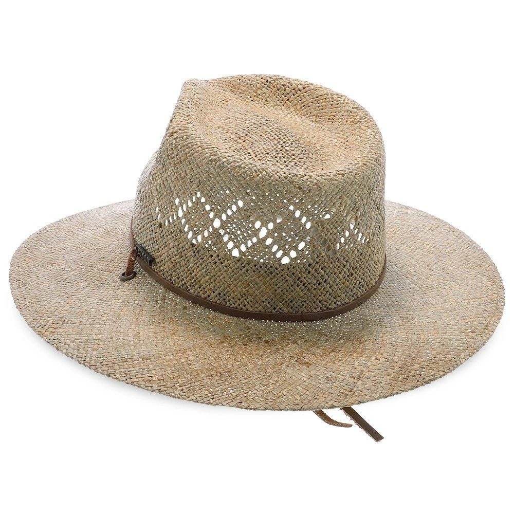 Budget ๐ Terrace Stetson Outdoor Vented Seagrass Fedora Hat Men ๐ 6 Terrace Stetson Outdoor Vented Seagrass Fedora Hat Men
