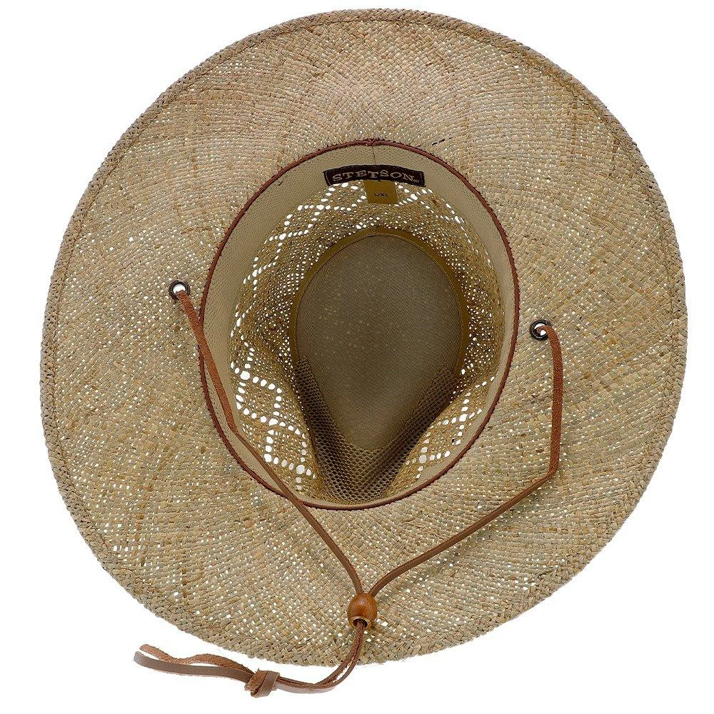 Budget ๐ Terrace Stetson Outdoor Vented Seagrass Fedora Hat Men ๐ 9 Terrace Stetson Outdoor Vented Seagrass Fedora Hat Men