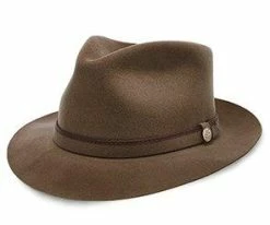 Outlet ๐ Belfast - Stetson Fur Felt Fedora Hat - TWBLFS ๐ 75 Belfast - Stetson Fur Felt Fedora Hat - TWBLFS