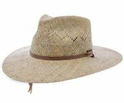 Terrace Stetson Outdoor Vented Seagrass Fedora Hat Men