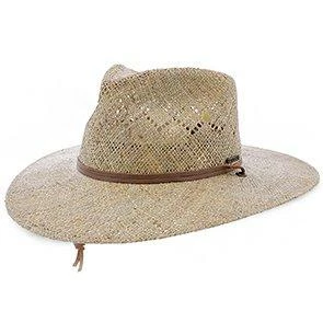 Budget ๐ Terrace Stetson Outdoor Vented Seagrass Fedora Hat Men ๐ 1 Terrace Stetson Outdoor Vented Seagrass Fedora Hat Men