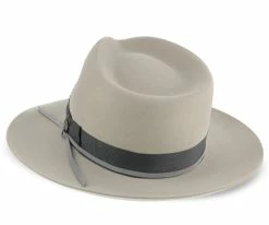Buy ๐ Wynwood - Stetson Fur Felt Fedora Hat ๐ 12 Wynwood - Stetson Fur Felt Fedora Hat