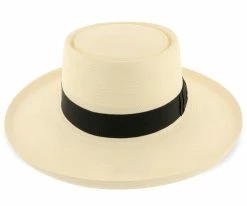 Men Colonel - Stetson Shantung Straw Gambler Hat