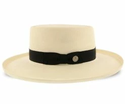 Men Colonel - Stetson Shantung Straw Gambler Hat