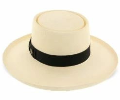 Men Colonel - Stetson Shantung Straw Gambler Hat