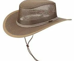Mesh Covered Safari - Stetson Gambler Hat Men