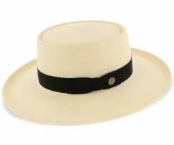 Men Colonel - Stetson Shantung Straw Gambler Hat