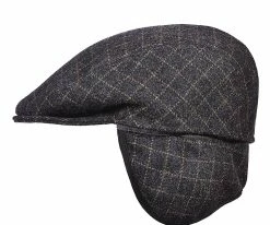 Cheapest ๐ฏ Men Dewdropper - Stetson STW229 Black Quilted Wool Blend Ivy Cap W/ Microfleece Earlaps - Made In Italy ๐คฉ 5 Men Dewdropper - Stetson STW229 Black Quilted Wool Blend Ivy Cap W/ Microfleece Earlaps - Made In Italy