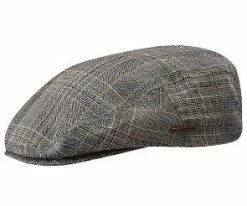 Stetson STC9 Navy Tropical Wool Blend Ivy Cap W/ Linen Lining Men