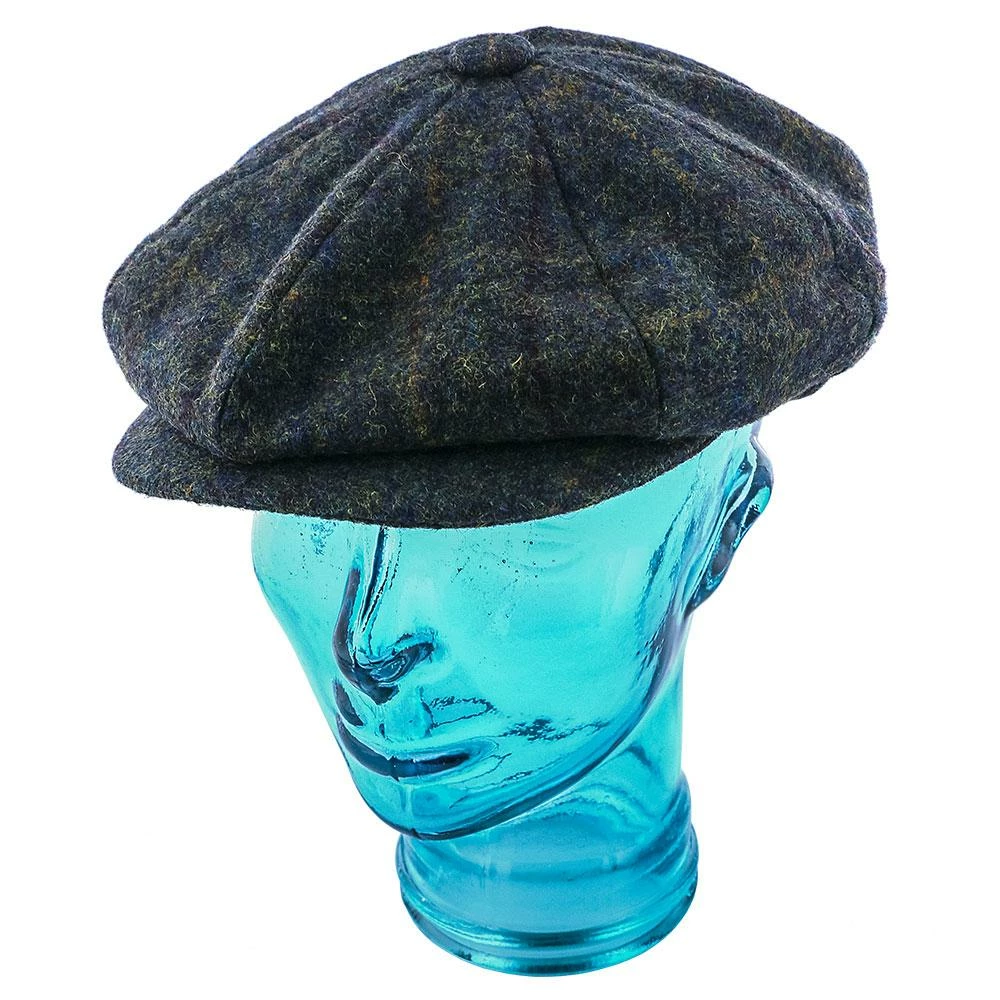 New ๐ Men Stetson STW204 Olive Plaid Wool Blend Newsboy Cap ๐ 2 Men Stetson STW204 Olive Plaid Wool Blend Newsboy Cap