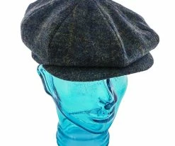 New ๐ Men Stetson STW204 Olive Plaid Wool Blend Newsboy Cap ๐ 10 Men Stetson STW204 Olive Plaid Wool Blend Newsboy Cap