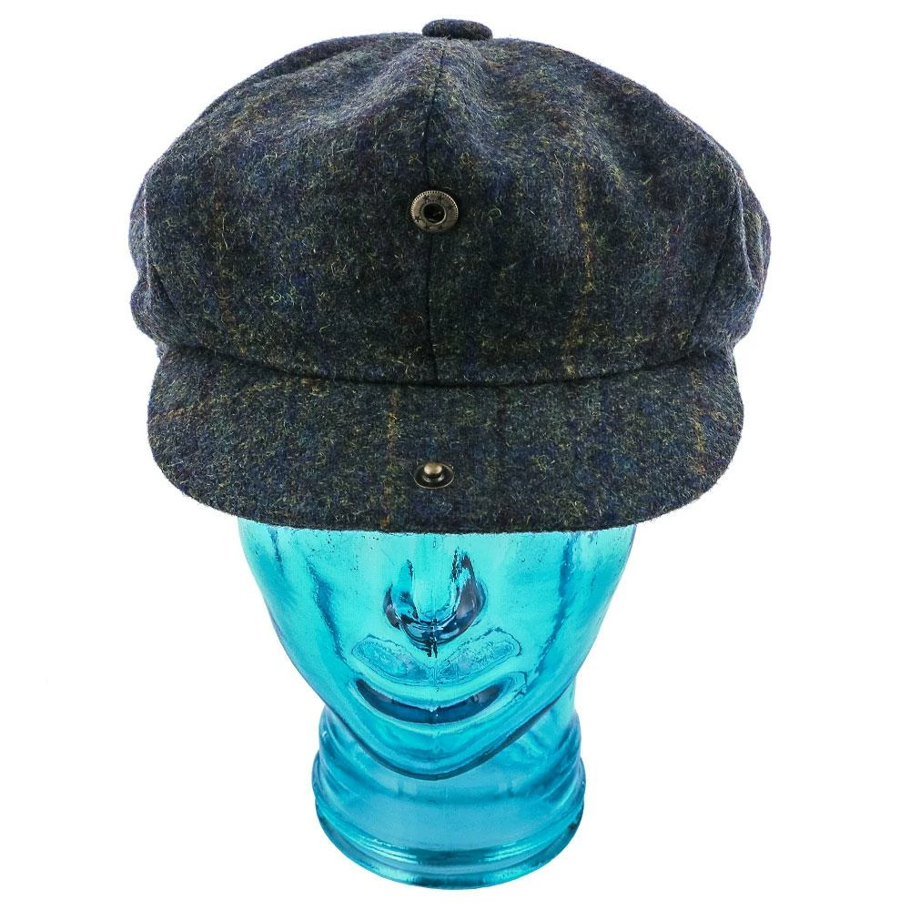 New ๐ Men Stetson STW204 Olive Plaid Wool Blend Newsboy Cap ๐ 5 Men Stetson STW204 Olive Plaid Wool Blend Newsboy Cap