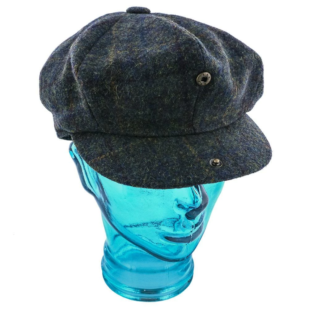 New ๐ Men Stetson STW204 Olive Plaid Wool Blend Newsboy Cap ๐ 7 Men Stetson STW204 Olive Plaid Wool Blend Newsboy Cap