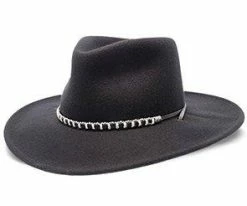 Black Foot - Stetson Wool Felt Outback Hat Men