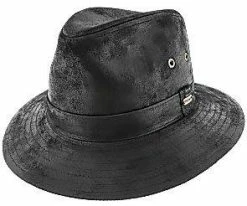 Stetson STW198 Brown Weather Leather Safari Hat Men