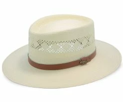 Men Brentwood - Stetson Shantung Straw Outback Hat
