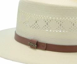 Men Brentwood - Stetson Shantung Straw Outback Hat