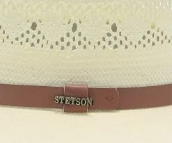 Men Brentwood - Stetson Shantung Straw Outback Hat
