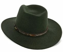 Men Stetson Expedition Crushable Wool Felt Western Hat - TWEXPD