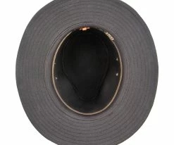 Stetson STW198 Brown Weather Leather Safari Hat Men