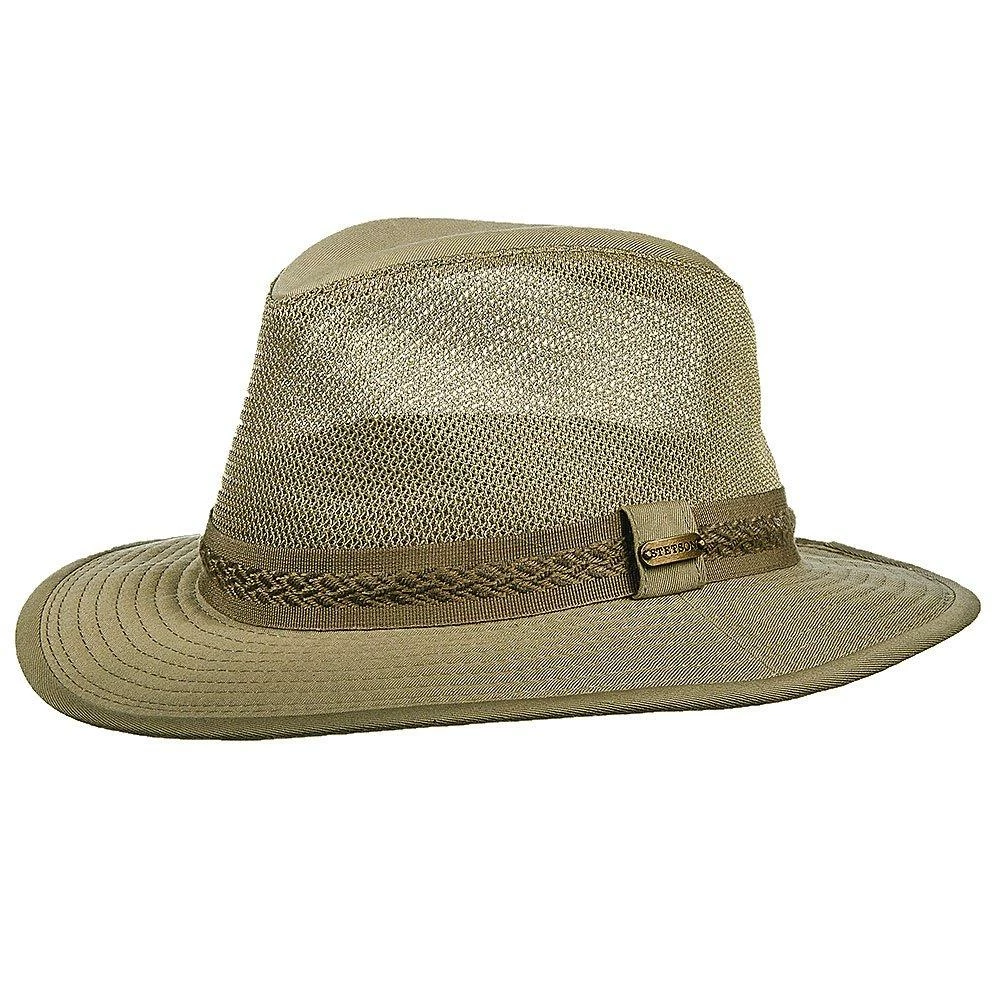 Discount ๐ Tag Along - Stetson Garmet Washed Twill Mesh Safari Hat -STC188 โจ 2 Tag Along - Stetson Garmet Washed Twill Mesh Safari Hat -STC188