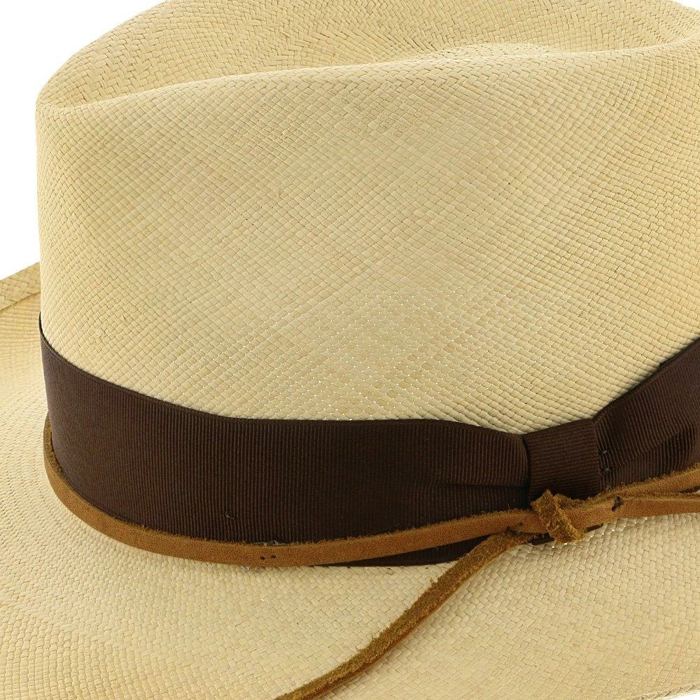 Budget ✨ Double Down - Stetson Panama Staw Panama Hat ⭐ 6 Double Down - Stetson Panama Staw Panama Hat