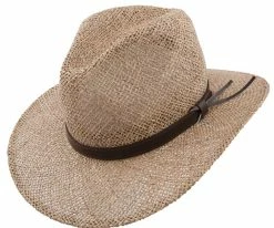 Men Baytown - Stetson Wheat Seagrass Straw Safari Hat - TSBYTN