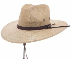 Fazenda Stetson Outdoor Straw Safari Hat Men