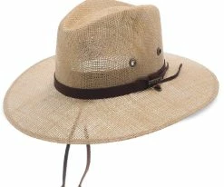 Fazenda Stetson Outdoor Straw Safari Hat Men