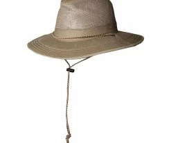 Mr. Hammond - Stetson Khaki Garment Washed Twill Safari Hat -STC64