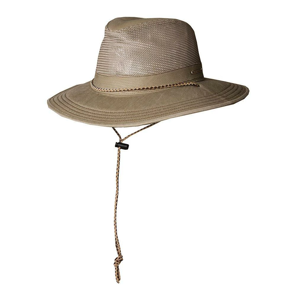 Best Sale ๐ Mr. Hammond - Stetson Khaki Garment Washed Twill Safari Hat -STC64 โ 2 Mr. Hammond - Stetson Khaki Garment Washed Twill Safari Hat -STC64