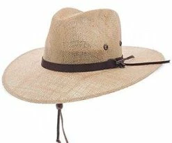 Fazenda Stetson Outdoor Straw Safari Hat Men