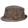 Men Frais - Stetson Earth Brown Suede Trilby Fedora Hat -STW167
