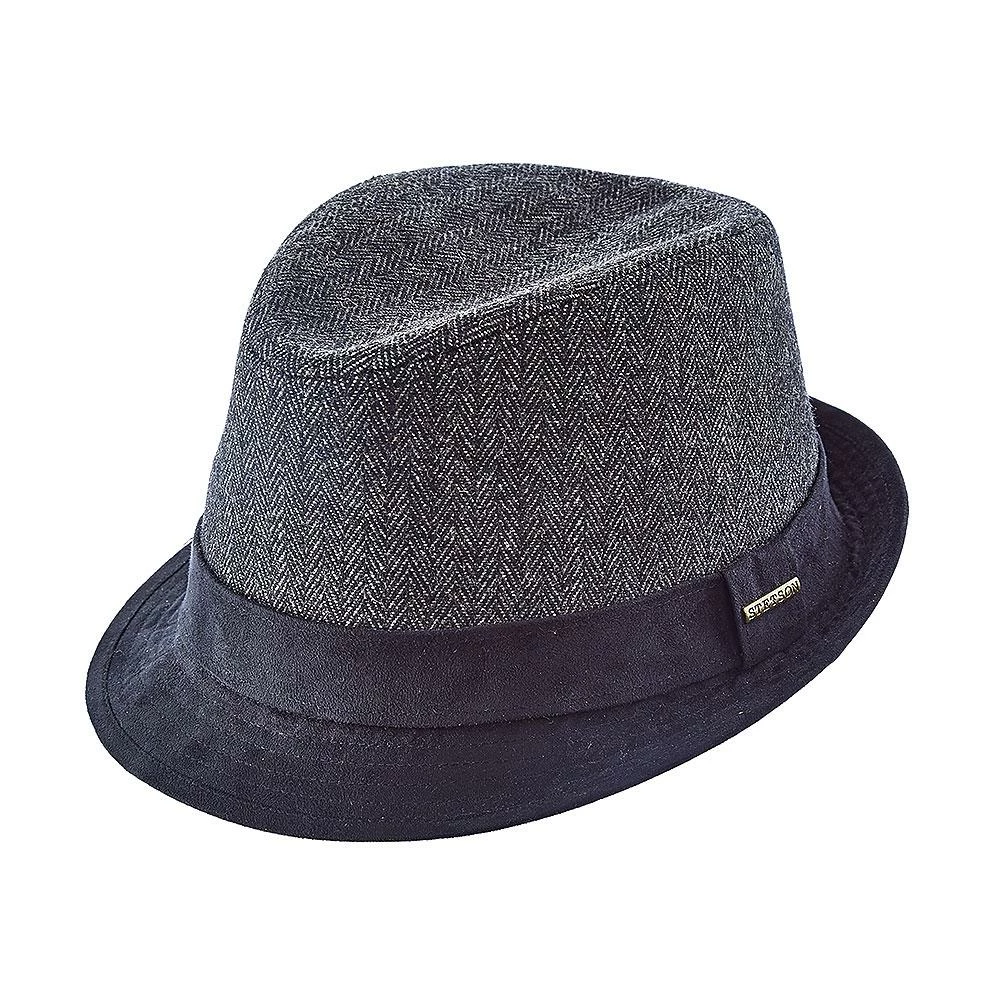 Flash Sale โจ Men Kravitz - Stetson Black Wool Blend Trilby Fedora Hat- STW181 ๐ 2 Men Kravitz - Stetson Black Wool Blend Trilby Fedora Hat- STW181