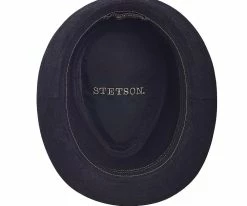 Flash Sale โจ Men Kravitz - Stetson Black Wool Blend Trilby Fedora Hat- STW181 ๐ 9 Men Kravitz - Stetson Black Wool Blend Trilby Fedora Hat- STW181