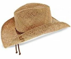 Comstock - Stetson Stained Raffia Straw Western Hat Men
