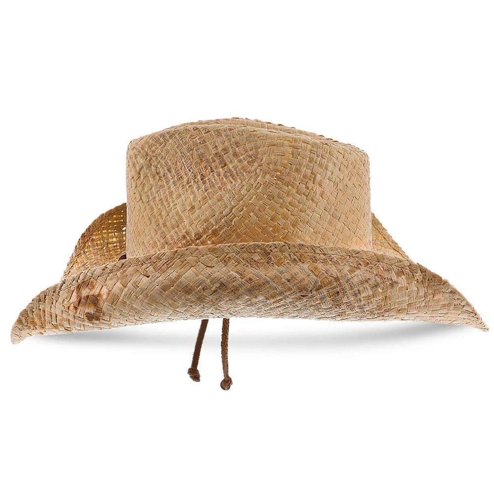 Cheapest ๐ Comstock - Stetson Stained Raffia Straw Western Hat Men ๐ 4 Comstock - Stetson Stained Raffia Straw Western Hat Men