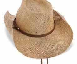 Cheapest ๐ Comstock - Stetson Stained Raffia Straw Western Hat Men ๐ 12 Comstock - Stetson Stained Raffia Straw Western Hat Men
