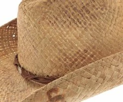 Cheapest ๐ Comstock - Stetson Stained Raffia Straw Western Hat Men ๐ 13 Comstock - Stetson Stained Raffia Straw Western Hat Men