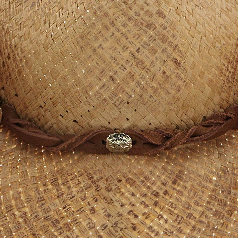 Cheapest ๐ Comstock - Stetson Stained Raffia Straw Western Hat Men ๐ 7 Comstock - Stetson Stained Raffia Straw Western Hat Men