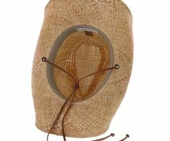 Cheapest ๐ Comstock - Stetson Stained Raffia Straw Western Hat Men ๐ 15 Comstock - Stetson Stained Raffia Straw Western Hat Men