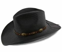 Men Roxbury - Stetson Mocha Straw Western Hat - TSROXB