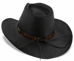 Men Roxbury - Stetson Mocha Straw Western Hat - TSROXB