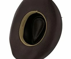 Men Roxbury - Stetson Mocha Straw Western Hat - TSROXB