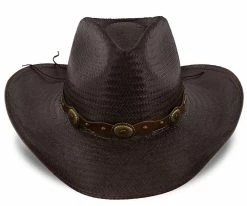 Men Roxbury - Stetson Mocha Straw Western Hat - TSROXB